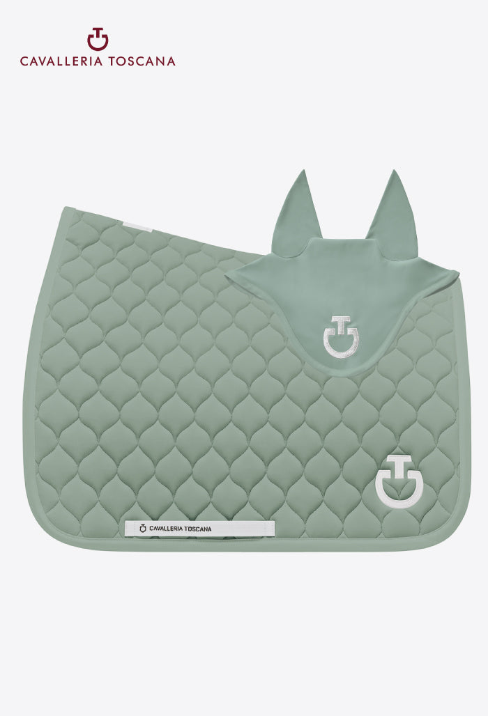 Cavalleria Toscana - Dressage Saddle Pad Set with Circular Quilting