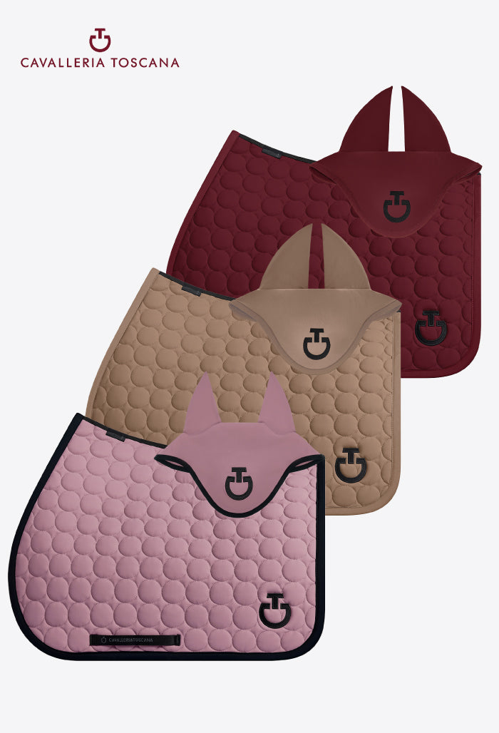 Cavalleria Toscana - Jumping Saddle Pad Set in Circular Quilted