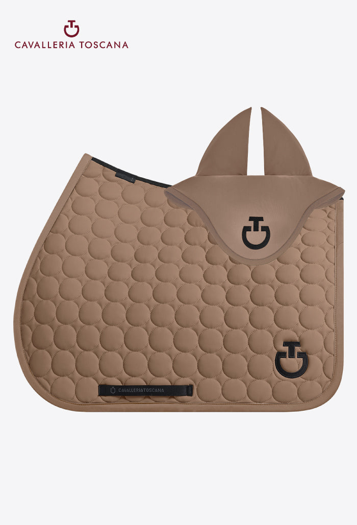 Cavalleria Toscana - Jumping Saddle Pad Set in Circular Quilted
