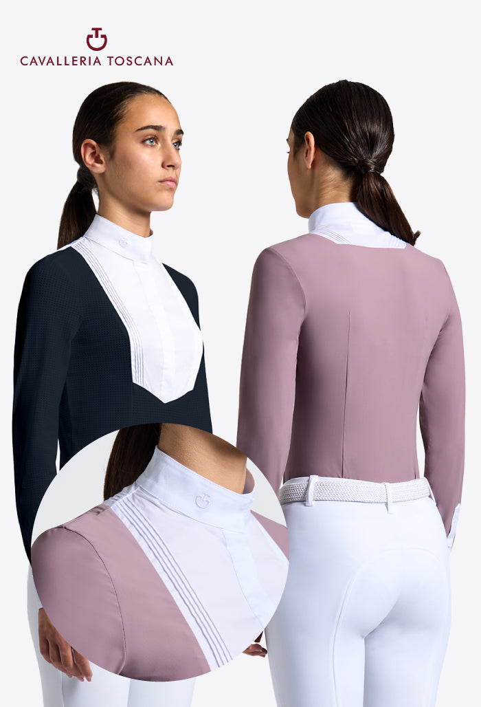 Cavalleria Toscana - Girls' Long-Sleeve Jersey Competition Shirt