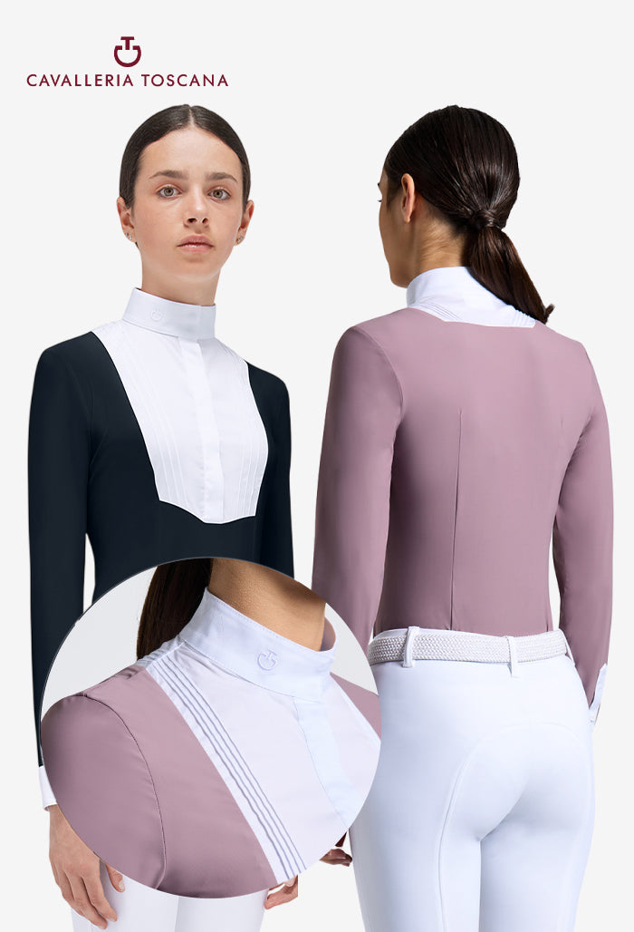 Cavalleria Toscana - Girls' Long-Sleeve Jersey Competition Shirt
