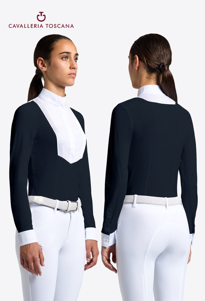 Cavalleria Toscana - Girls' Long-Sleeve Jersey Competition Shirt