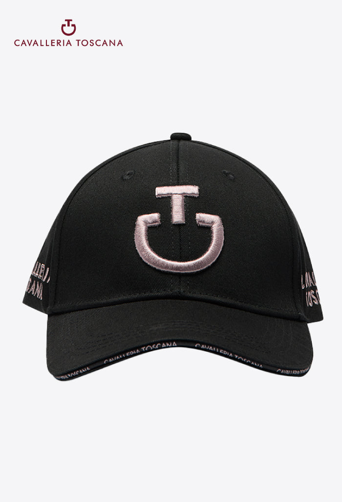 Cavalleria Toscana – Baumwollkappe mit gesticktem Logo