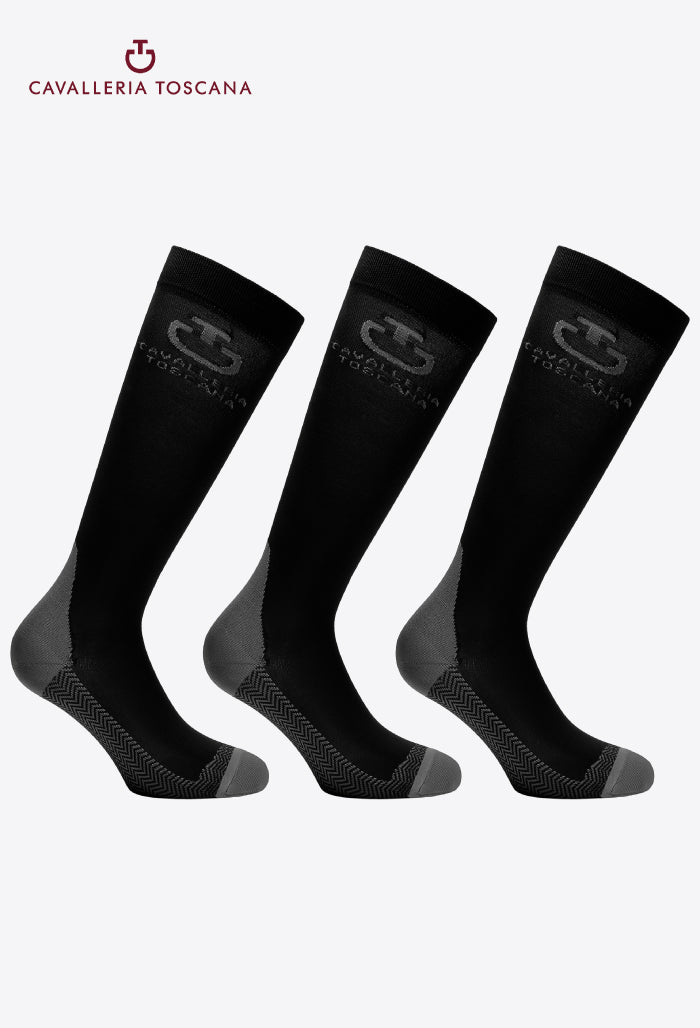 Cavalleria Toscana - Pack of 3 Jacquard Socks