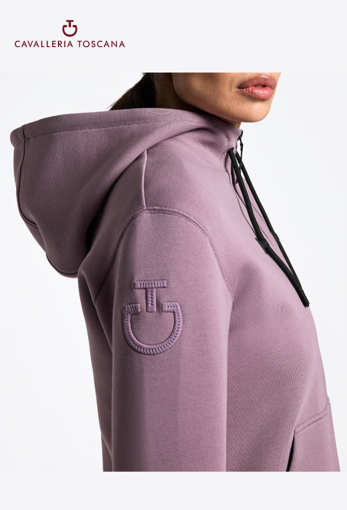 Cavalleria Toscana - Women's Cotton Zip Hoodie