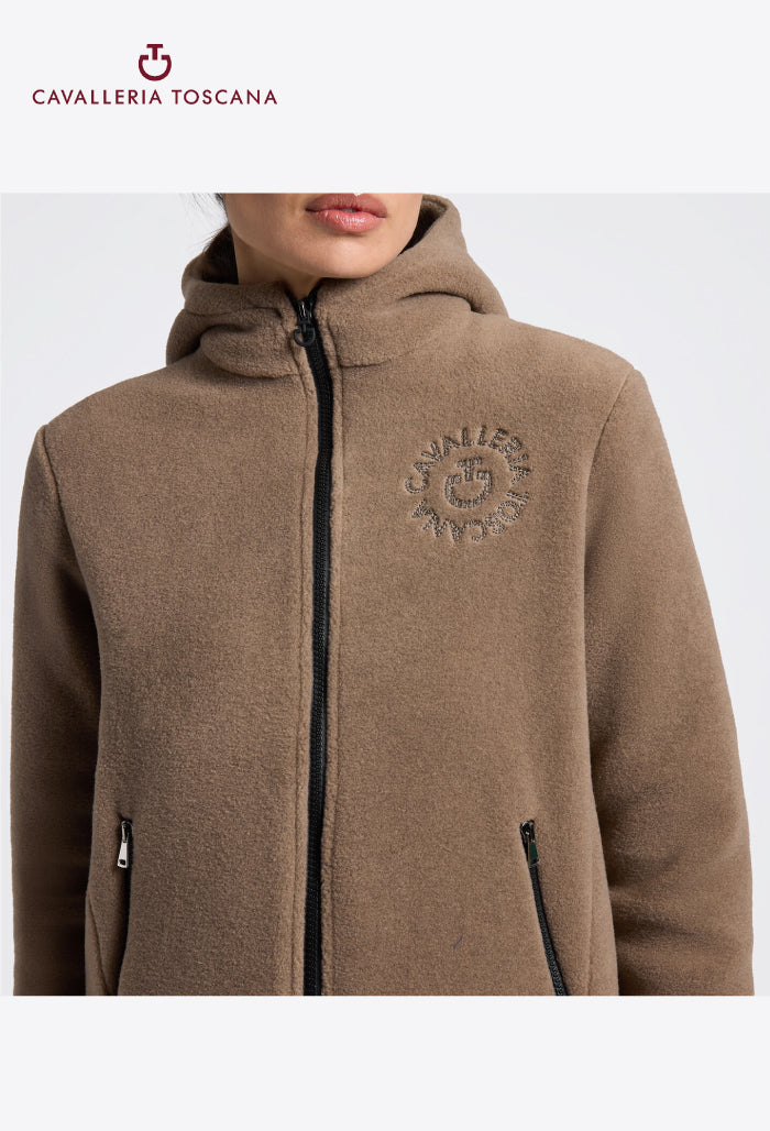 Cavalleria Toscana - Women's Technical Fleece Zip Hoodie