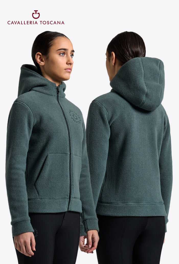 Cavalleria Toscana - Unisex Zip Hoodie for Young Riders
