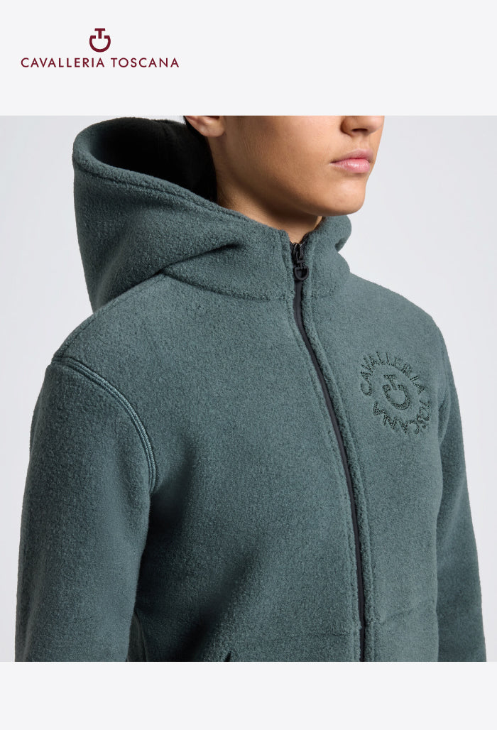 Cavalleria Toscana - Unisex Zip Hoodie for Young Riders