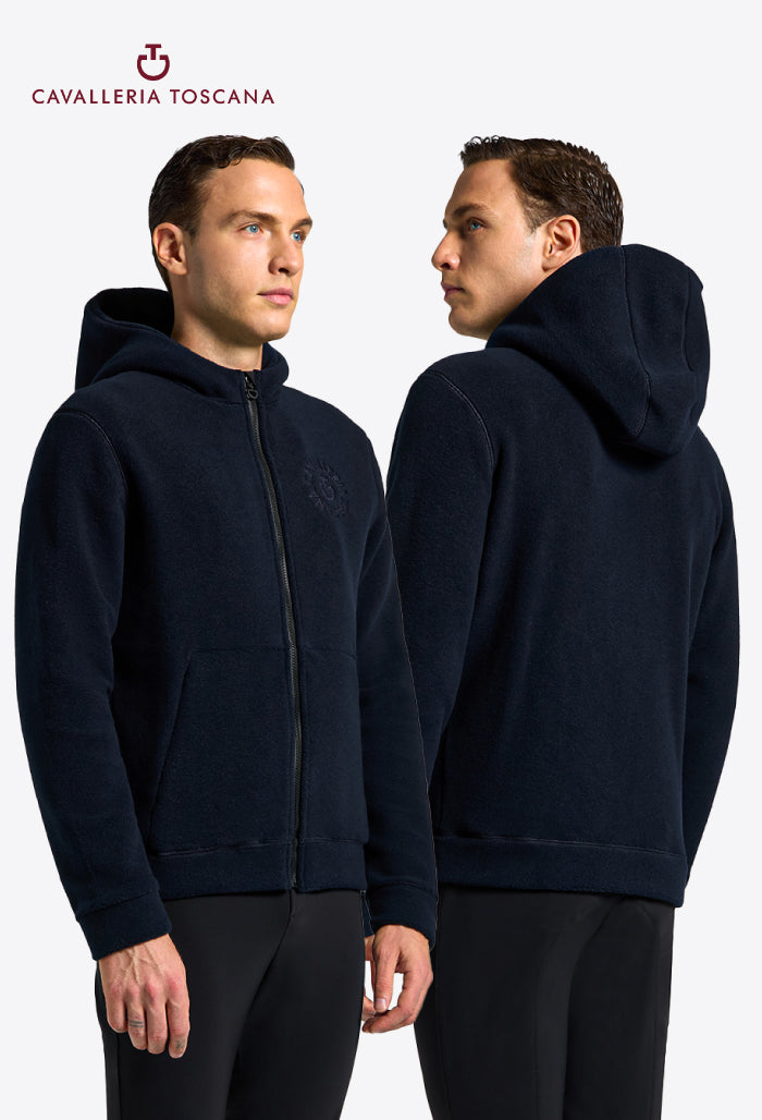 Cavalleria Toscana - Men's Zip-Up Technical Fleece Hoodie