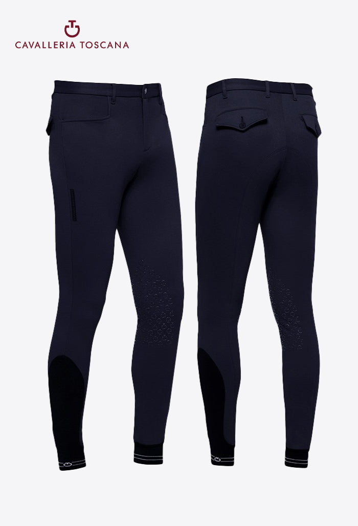 Cavalleria Toscana - Men's Knee Grip Breeches Logo Tape
