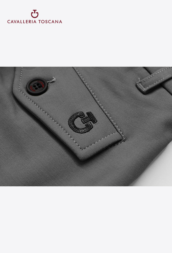 Cavalleria Toscana - Men's Knee Grip Breeches Logo Tape