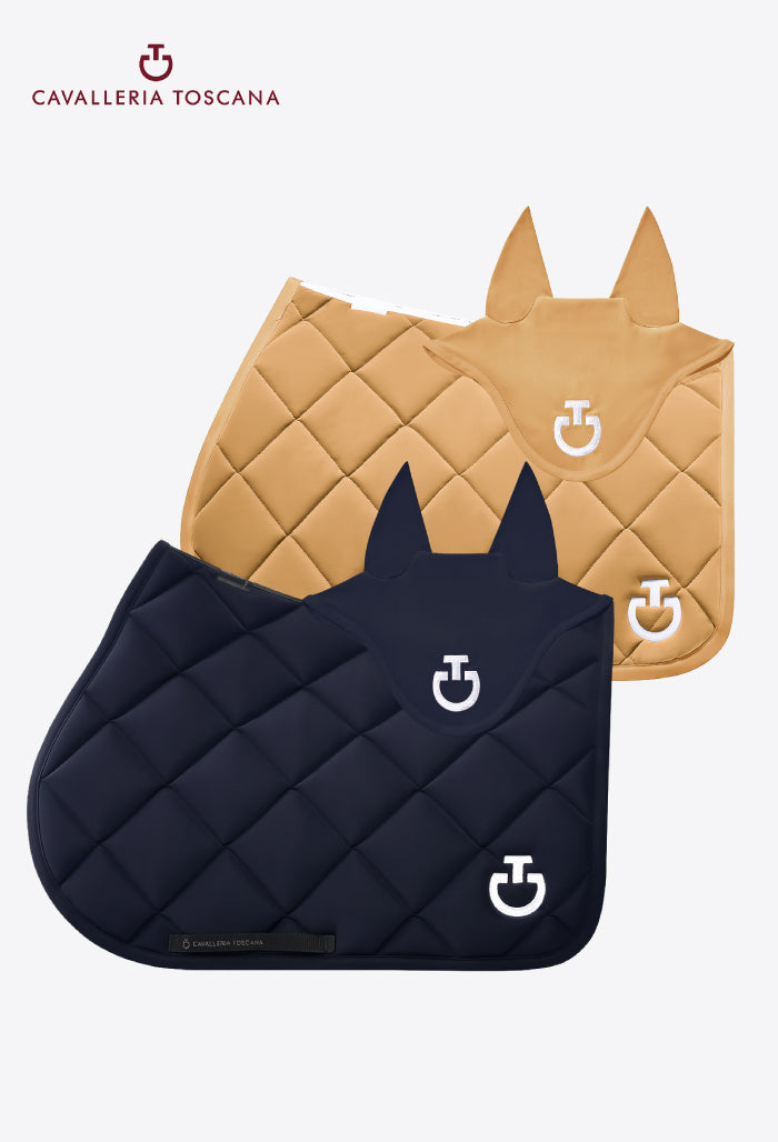 Cavalleria Toscana - Jumping Saddle Pad Set in Diamond Quilted