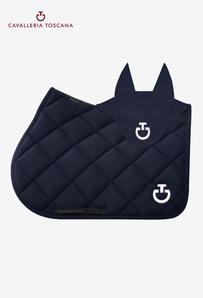 Cavalleria Toscana - Jumping Saddle Pad Set in Diamond Quilted