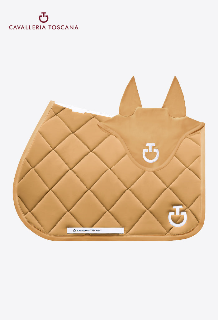 Cavalleria Toscana - Jumping Saddle Pad Set in Diamond Quilted