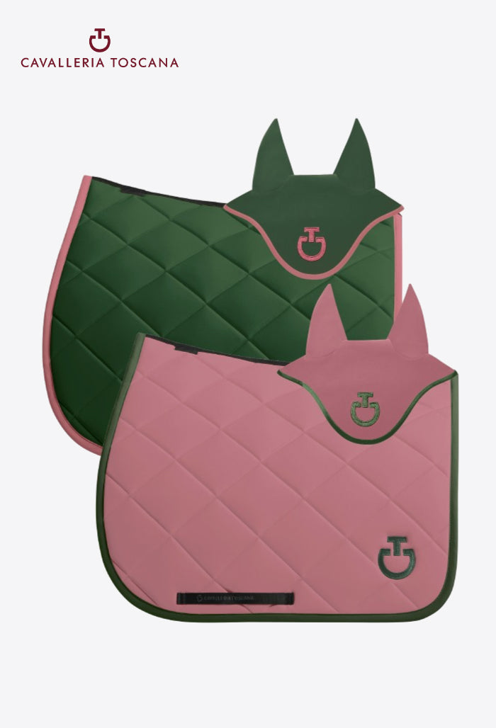 Cavalleria Toscana - Dressage Saddle Pad Set Diamond Quilted