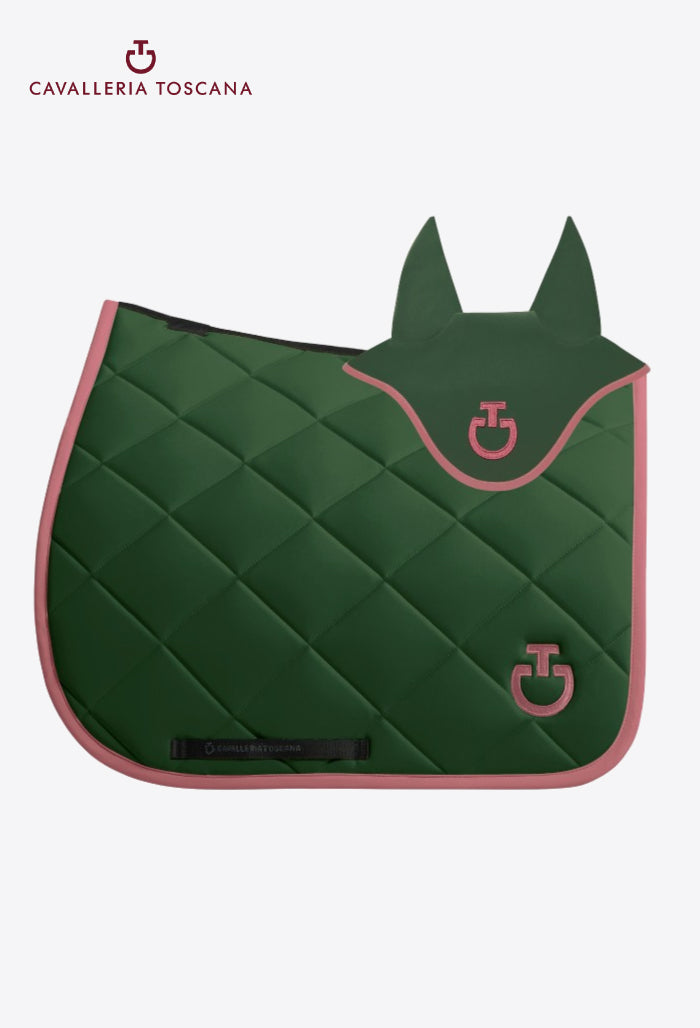 Cavalleria Toscana - Dressage Saddle Pad Set Diamond Quilted