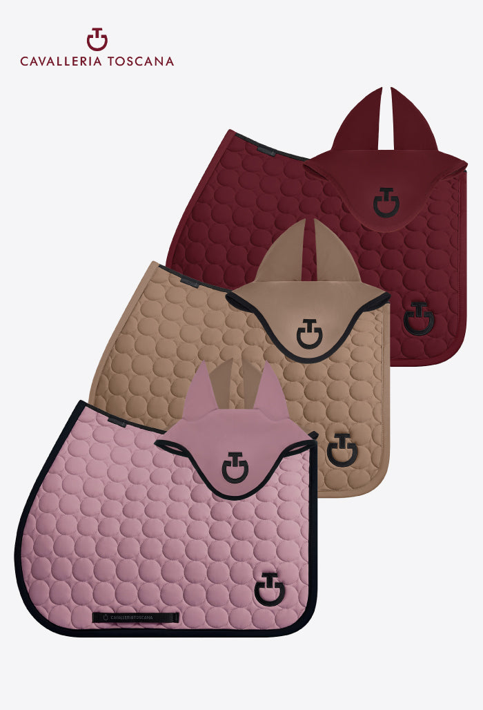Cavalleria Toscana - Jumping Saddle Pad Set in Circular Quilted