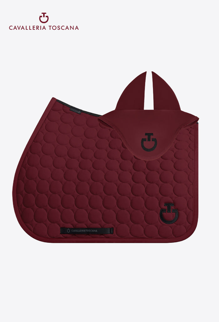 Cavalleria Toscana - Jumping Saddle Pad Set in Circular Quilted