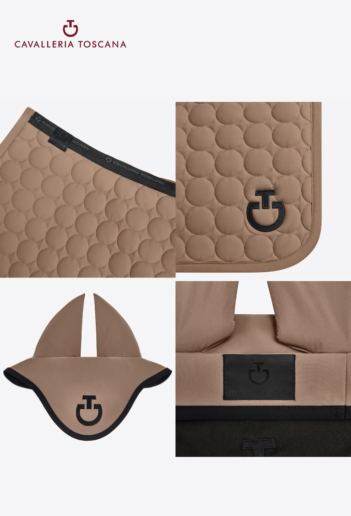 Cavalleria Toscana - Jumping Saddle Pad Set in Circular Quilted