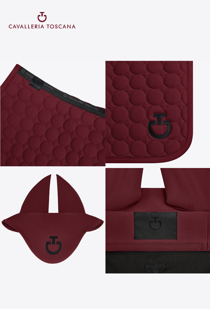 Cavalleria Toscana - Jumping Saddle Pad Set in Circular Quilted