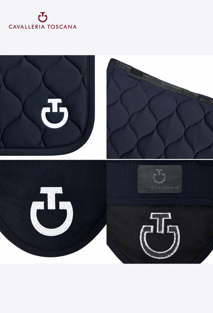 Cavalleria Toscana - Dressage Saddle Pad Set in New Circular Quilted