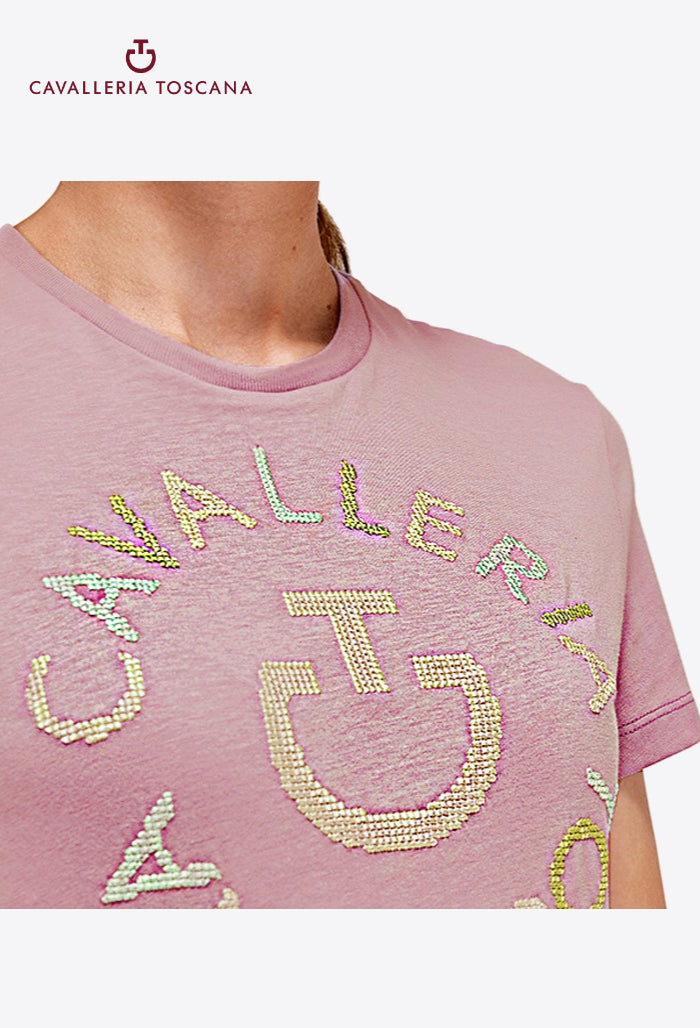 Cavalleria Toscana - Women’s Emblem Pixel T-Shirt