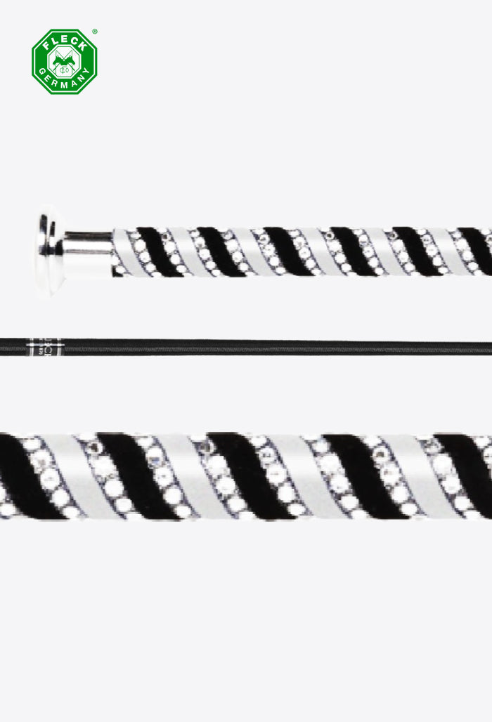 FLECK - Swarovski Crystal & Leather Jumping Whip