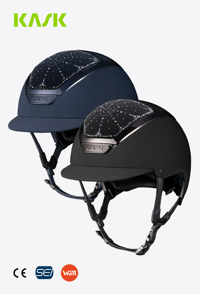 KASK - Helmet Dogma Chrome Swarovski Riviera Diamond