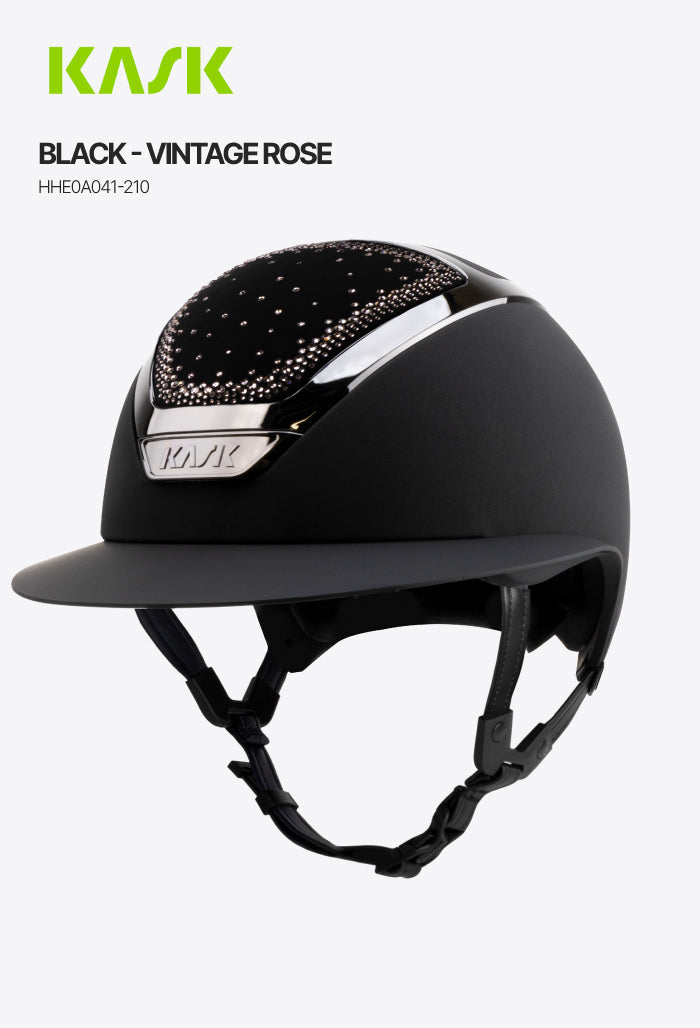 KASK - Helmet Star Lady Chrome Swarovski In-Out
