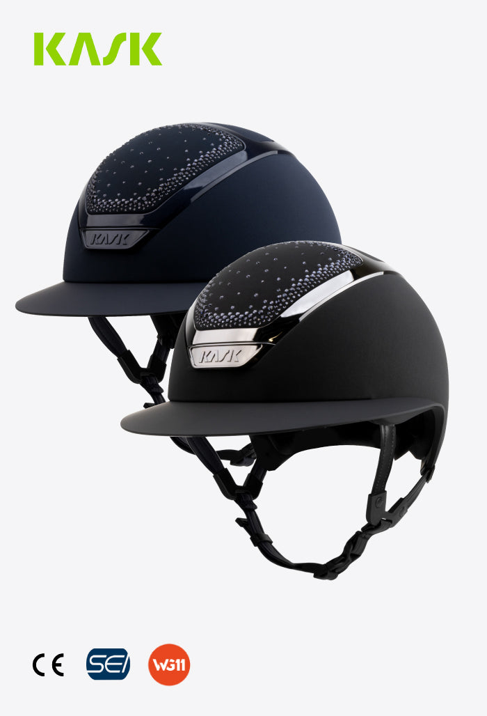 KASK - Helmet Star Lady Chrome Swarovski In-Out