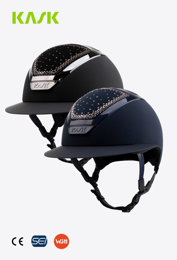KASK - Helmet Star Lady Chrome Swarovski In-Out