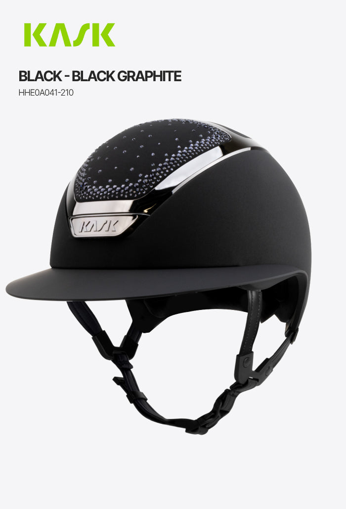 KASK - Helmet Star Lady Chrome Swarovski In-Out
