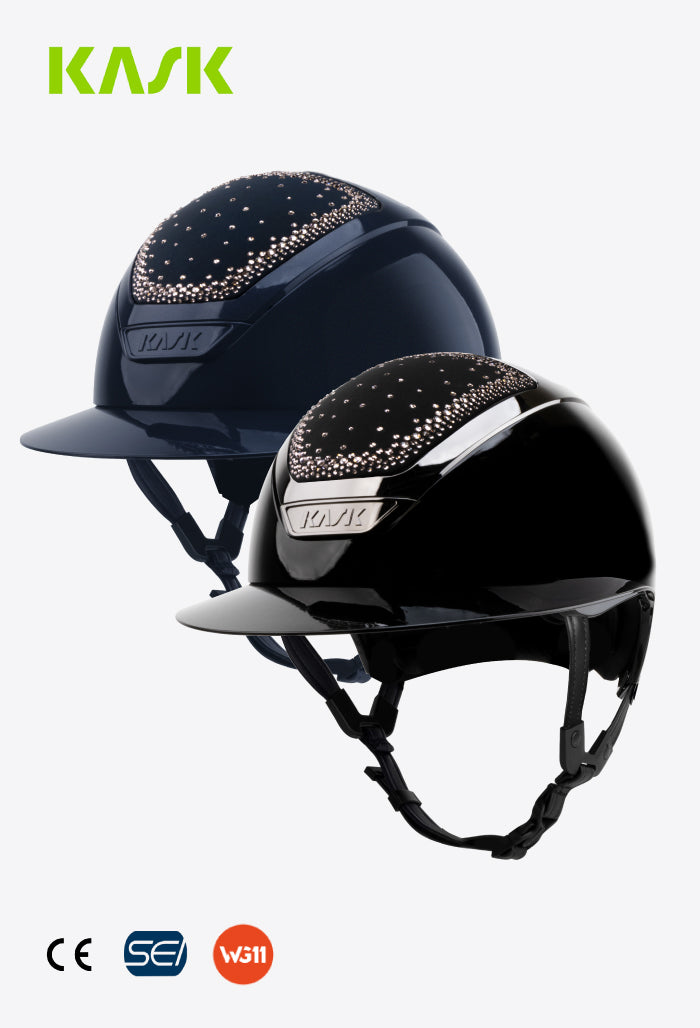 KASK - Helmet Star Lady Pure Shine Swarovski In-Out