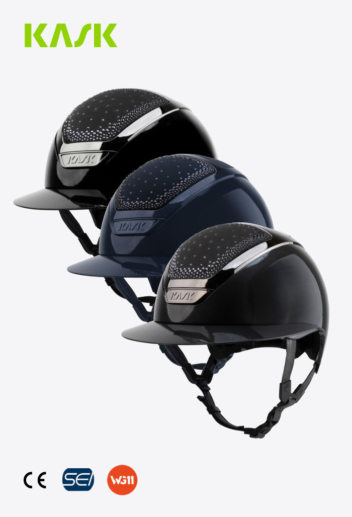 KASK - Helmet Star Lady Pure Shine Swarovski In-Out