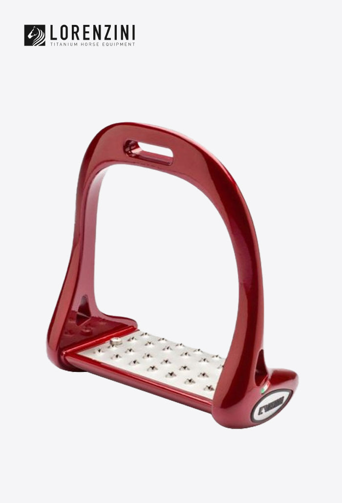 Lorenzini - Stirrups Set Titanium Plate 6.5cm Jumping
