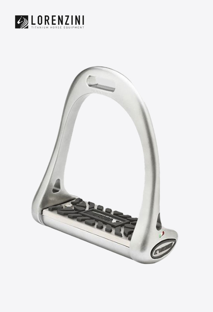Lorenzini - Stirrups Set Rubber Plate 5cm Dressage