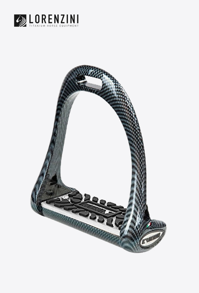 Lorenzini - Stirrups Set Rubber Plate 5cm Dressage