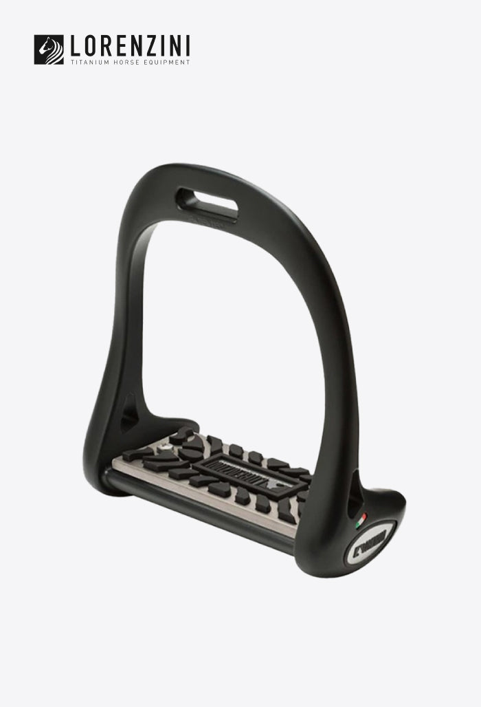 Lorenzini – Stirrups Set Rubber Plate 5cm Dressage