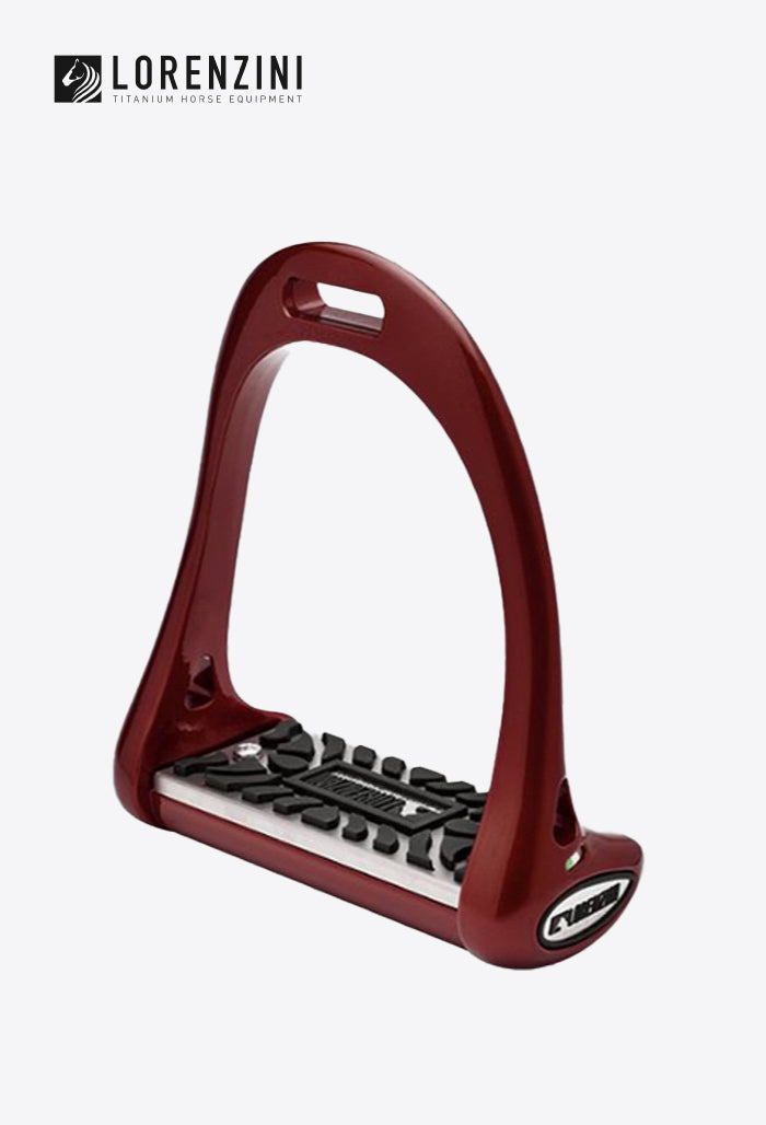 Lorenzini - Stirrups Set Rubber Plate 5cm Dressage