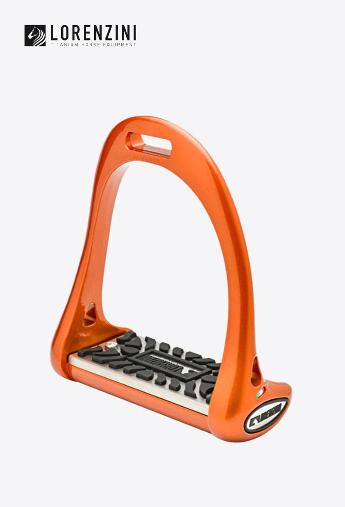 Lorenzini - Stirrups Set Rubber Plate 5cm Dressage