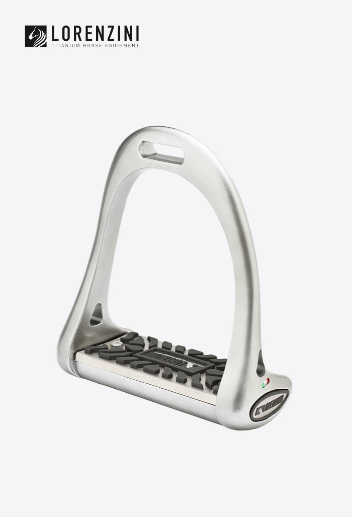 Lorenzini - Stirrups Set Rubber Plate 5cm Dressage