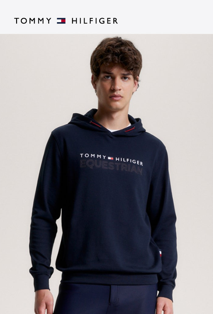 Tommy Hilfiger - Men's Riding Shirt - LONDON Logo Fleece Hoodie