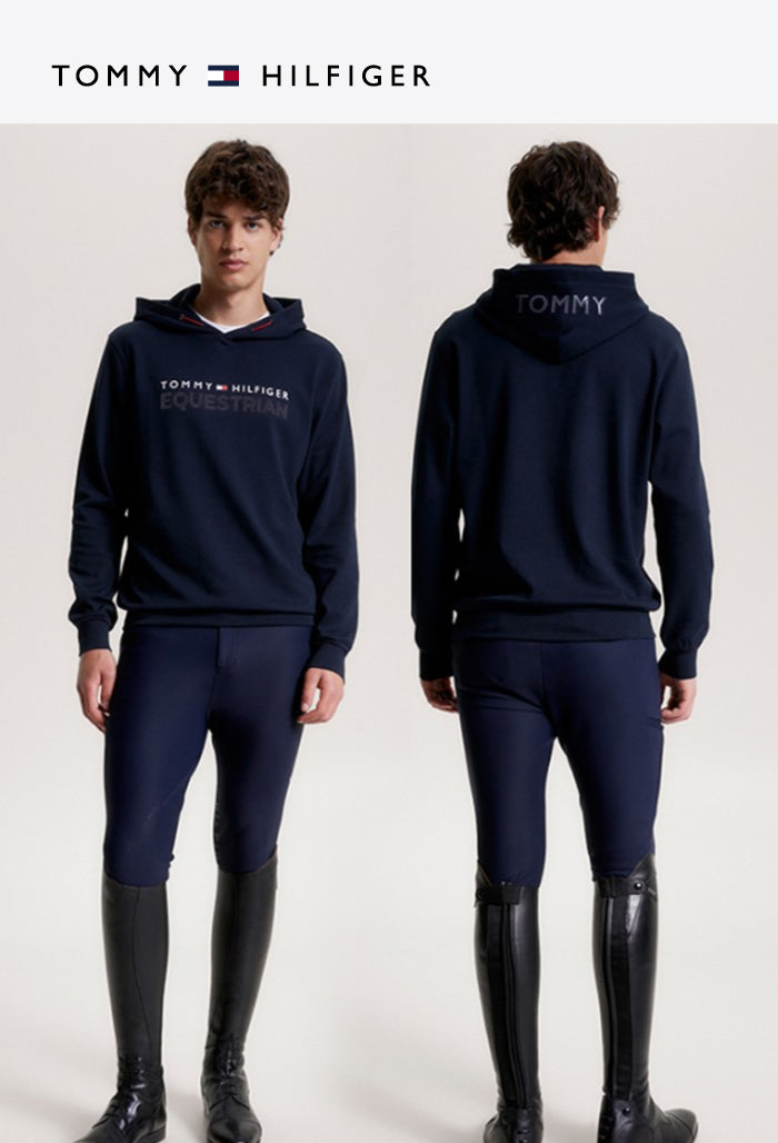 Tommy Hilfiger - Men's Riding Shirt - LONDON Logo Fleece Hoodie