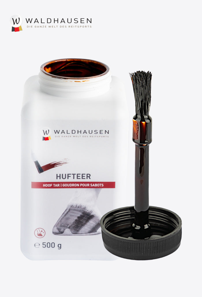 Waldhausen - Hoof tar with brush, 500 g