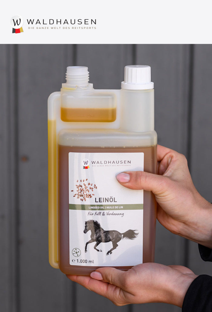 Waldhausen - Linseed oil - For coat and digestion, 1 L