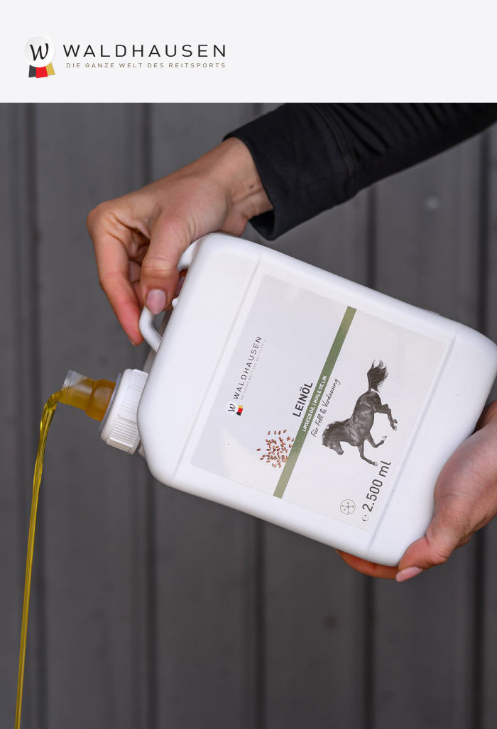 Waldhausen - Linseed oil - For coat and digestion, 2.5 L