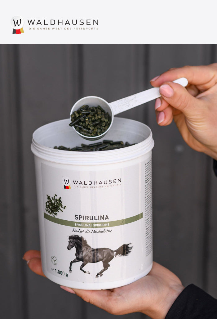 Waldhausen - Spirulina pellet - Promotes muscle vitality, 1 kg
