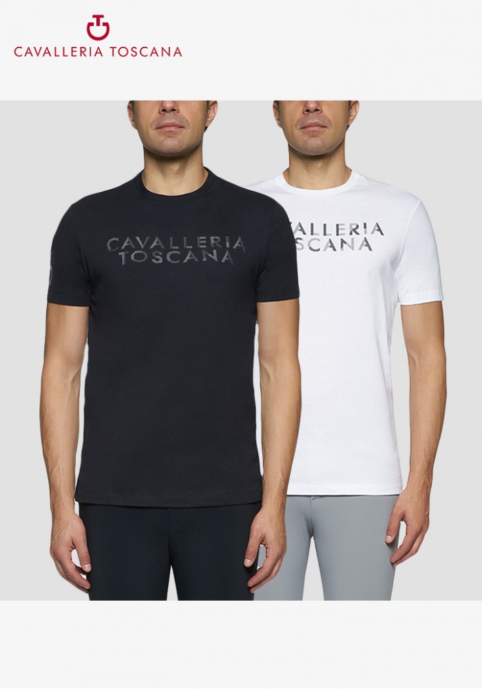 Cavalleria Toscana - Herren Cavalleria Toscana Embossed T-Shirt