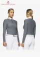 Cavalleria Toscana - Women&#039;s Tech Piquet W/Perforated Jersey Inserts S/S