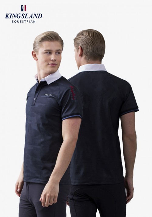 Kingsland - Men's Polo Shirt long sleeves Edward Classic